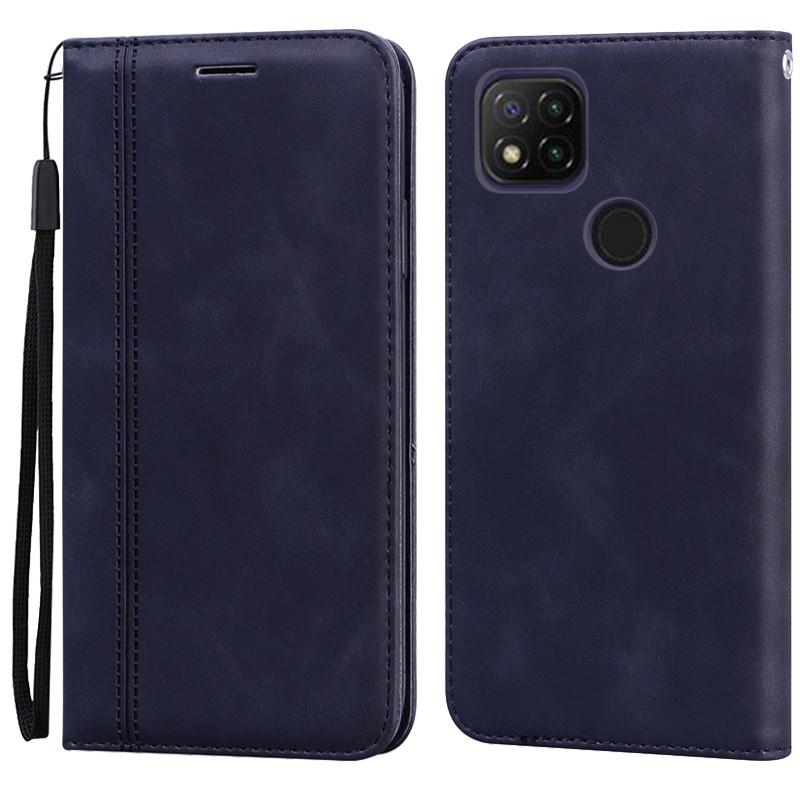 

Роскошный чехол-кошелек для Xiaomi Redmi 9C NFC Чехол Кожаный чехол-книжка для Redmi 9C Чехол Fundas Coque Redmi9C Nfc Обложка Сумки для телефона For Redmi 9C чёрный