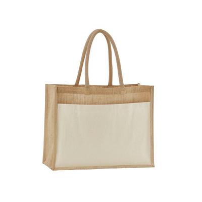 Starched Jute Tote Bag