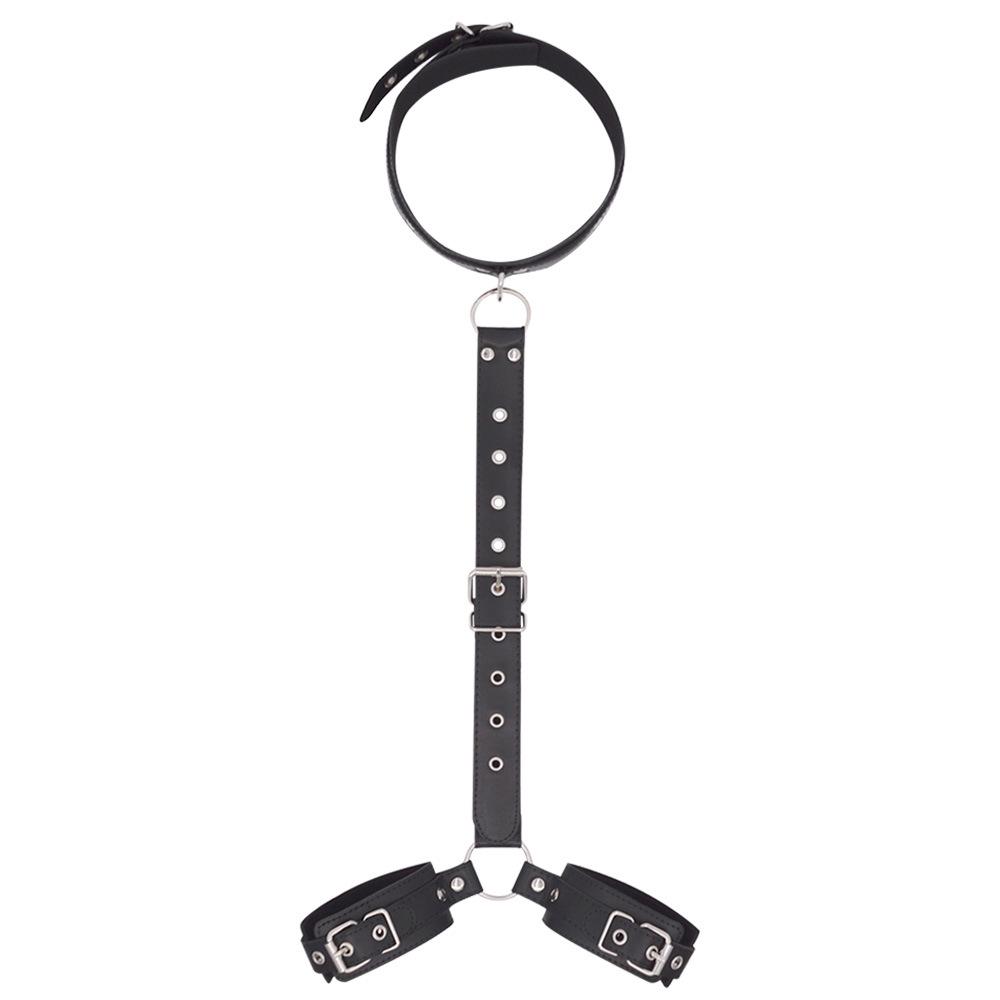 Restraint Training Kit: Handcuffs & Collar for Adult Roleplay