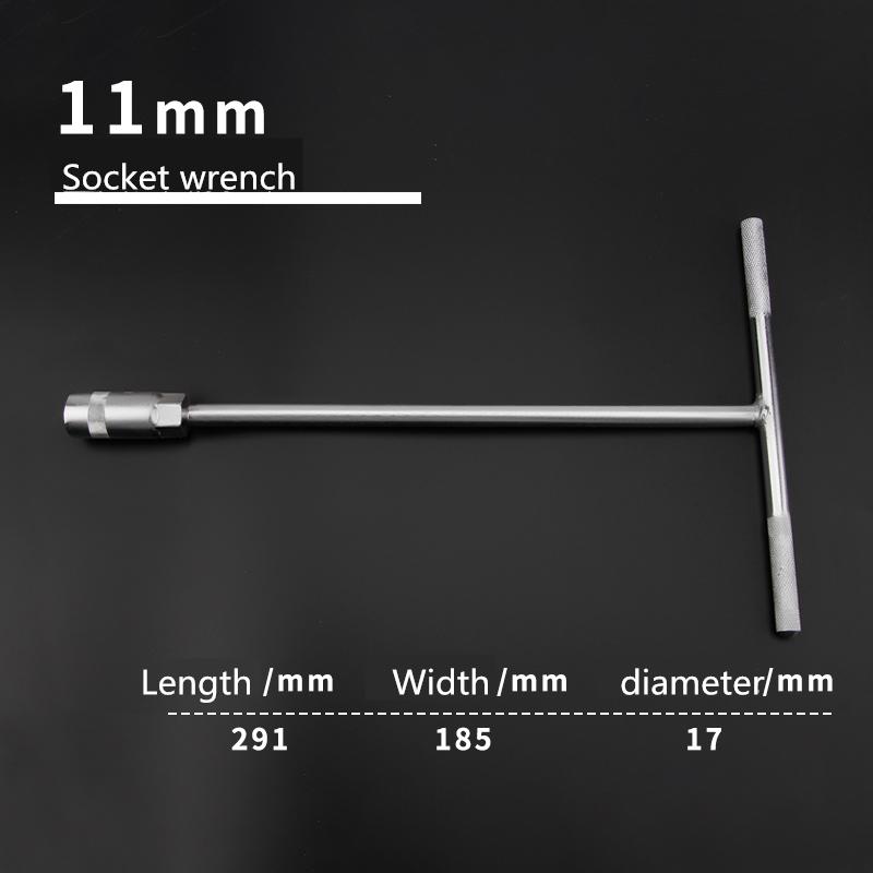 T-typ manuelle steckschlüssel externe hexagonal automobil und motorrad reparatur schlüssel mutter hexagonal T-bar