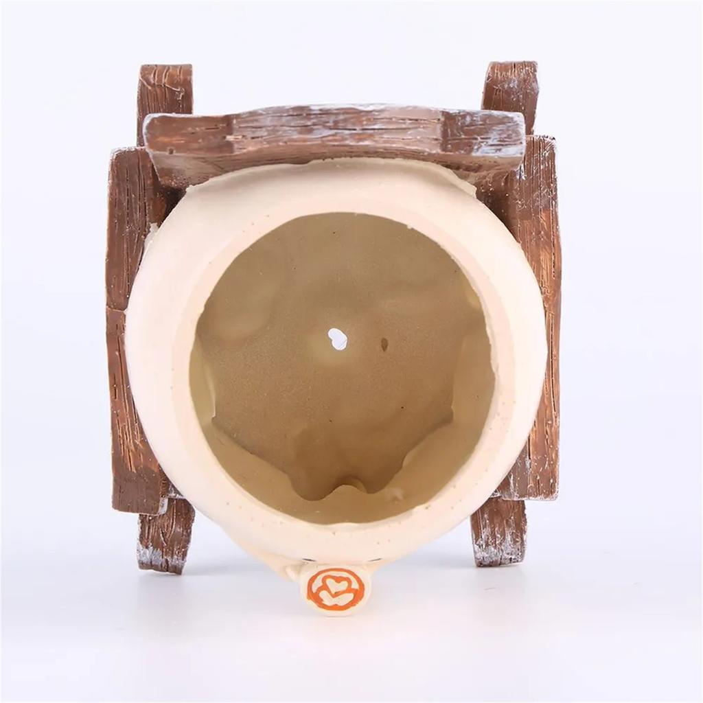 Cute Resin Planter Small Succulent Pot Cartoon Shaped Plant Pot For Plants Flower Cactus Plants Not Included