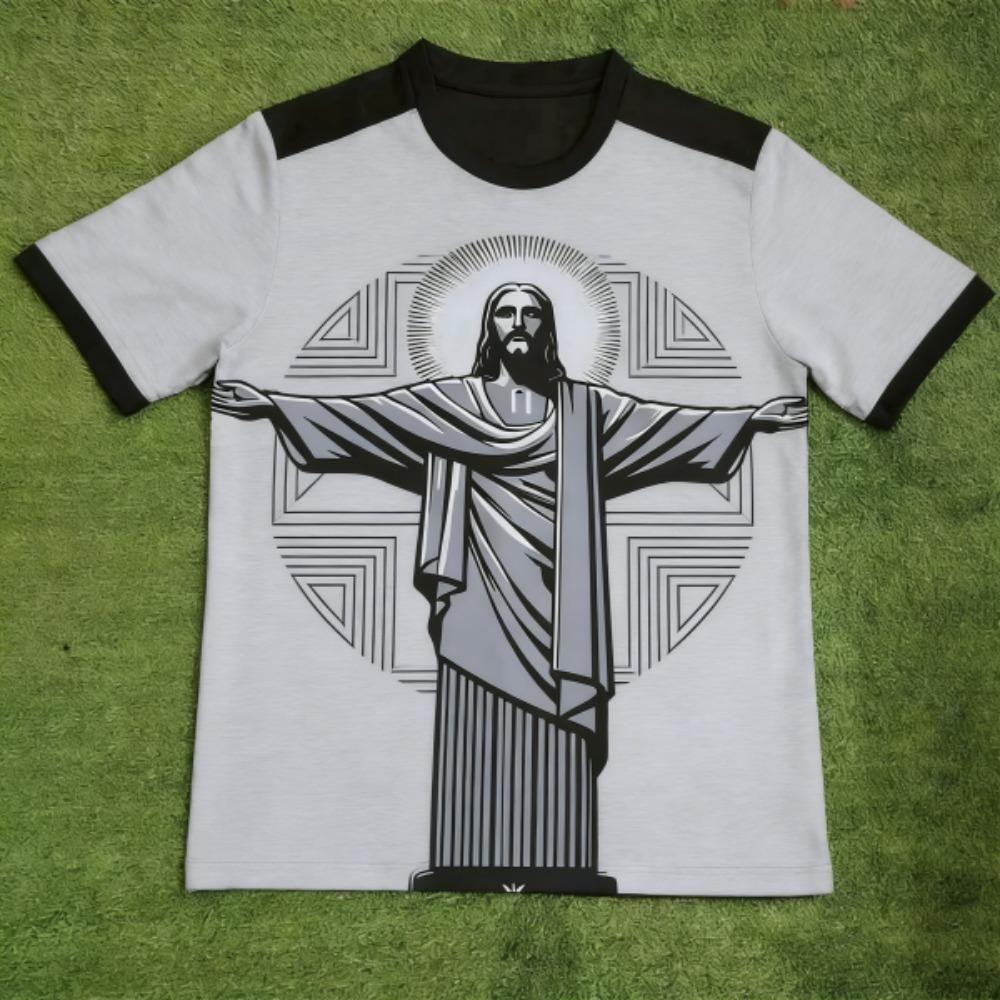 European Style Fashion JESUS Printed T-shirt Summer Kids Casual Outdoor Girl and Boy Short Sleeved Tees Top Pullover