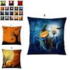 Luxurious Cotton Linen Square Halloween Pattern Throw Pillow Case Cover For A Timeless And Elegant Home Decor