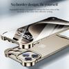 Prémiové kovové rohové chrániče z titanové slitiny pro iPhone 17 Air Pro Max s ochrannou fólií na čočku