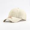 Ripped personalized retro baseball cap women's trendy hip-hop versatile soft top curved brim baseball cap men's new hat