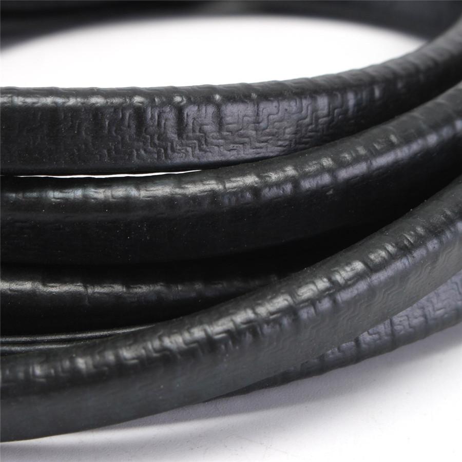 4.5M Black Car Edge Protector U-Shaped Rubber Door Noise Insulation Anti Dust