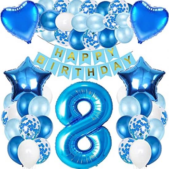 Iwheat Ballons Gonflables Pour 8e Anniversaire Bleu Decoration 8e Anniversaire Garcon Decoration D Anniversaire 8 Ans Ba Acheter A Prix Bas Livraison Gratuite Avis Reels Avec Des Photos Joom