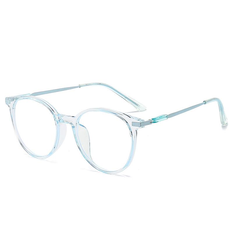 Myopia glasses, men's and women's anti-blue light plain frames, student glasses, high-degree glasses frames