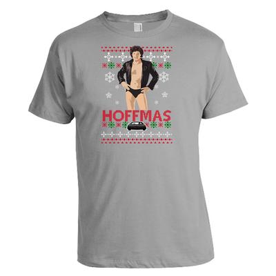 Christmas Jumper Hoffmas Hasselhoff Inspired Funny Ugly Christmas Xmas T-SHIRT