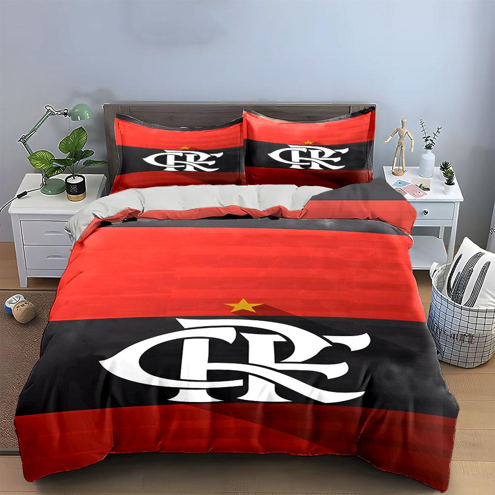 Club Logo and Star. Bedding Sets Duvet Cover Sets Duvet Covers Pillowcases(1*Duvet Cover 2*Pillowcases Without Duvet Insert)
