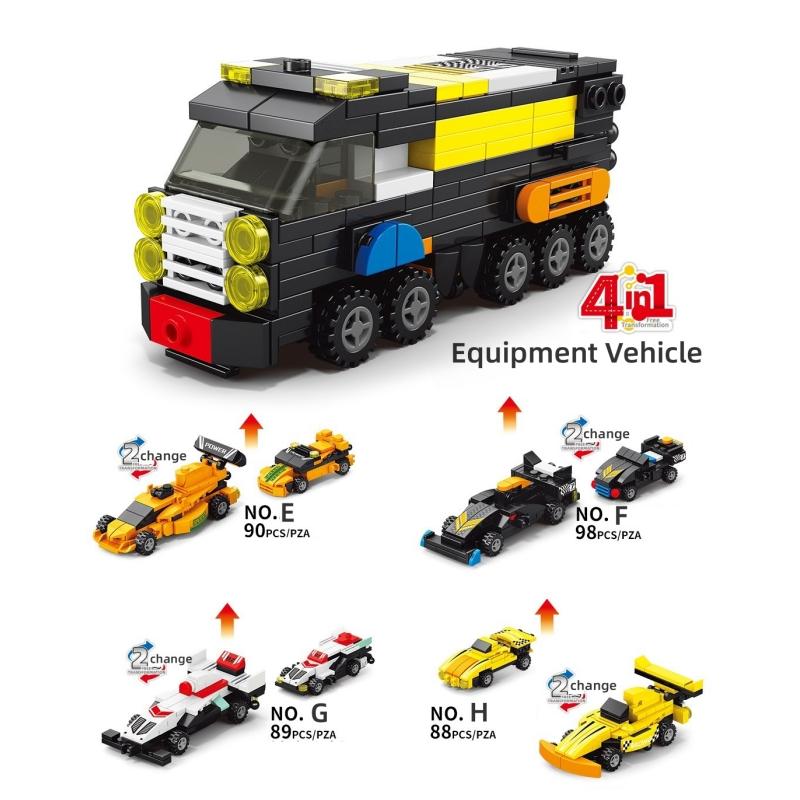 Neues Mech-Transformations-Bausatz-Set Captain Op Feuerwehrwagen Actionfiguren Kombinierbar für Kampfmodus Spielzeug Geschenke