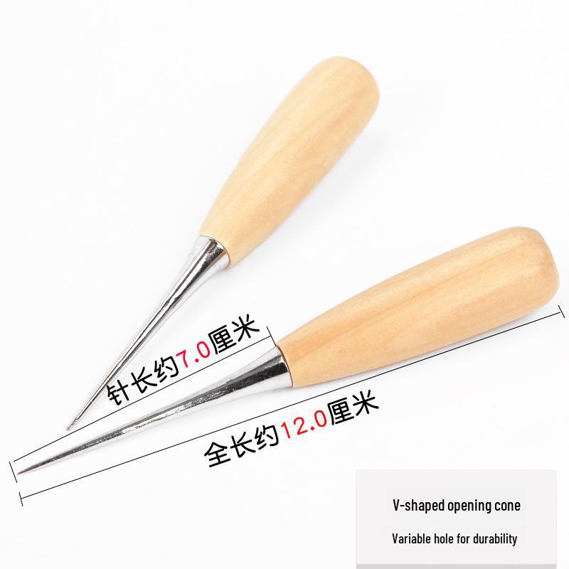 

Прочные стальные игольчатые шила: Ручная перфорация, деревянная ручка, подошва и расширительные шила