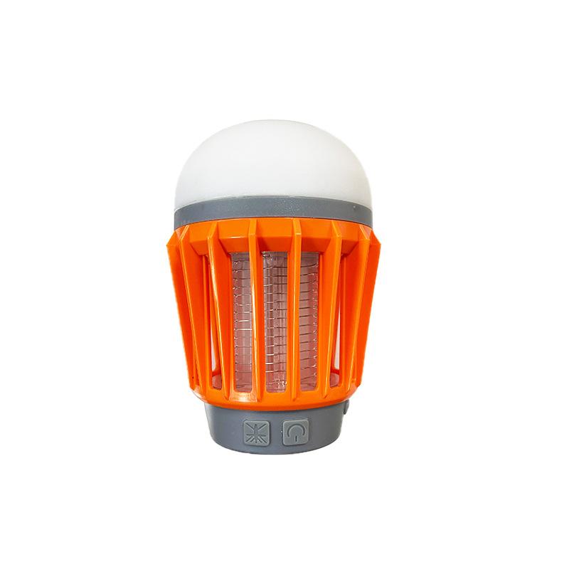 1 elektronická žárovka pro kontrolu komárů USB dobíjecí, vodotěsná LED žárovka proti komárům