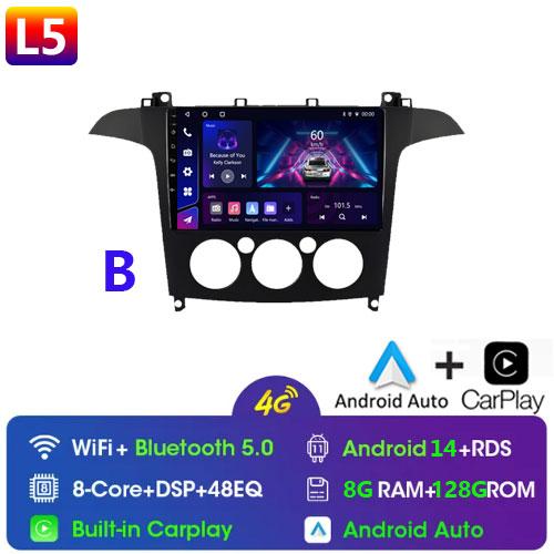 Android14 Car Radio for Ford S Max 2006 2007 2008 - 2010 2011 2015 Car Multimedia Video Player Radio GPS Stereo Auto 2din 7862