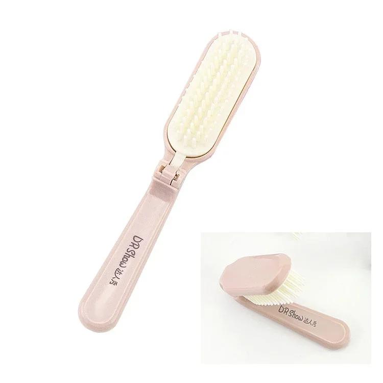 Multi-Color Small Fresh Design Mini Folding Portable Massage Comb – For Students & Ladies, Outdoor Portable Comb
