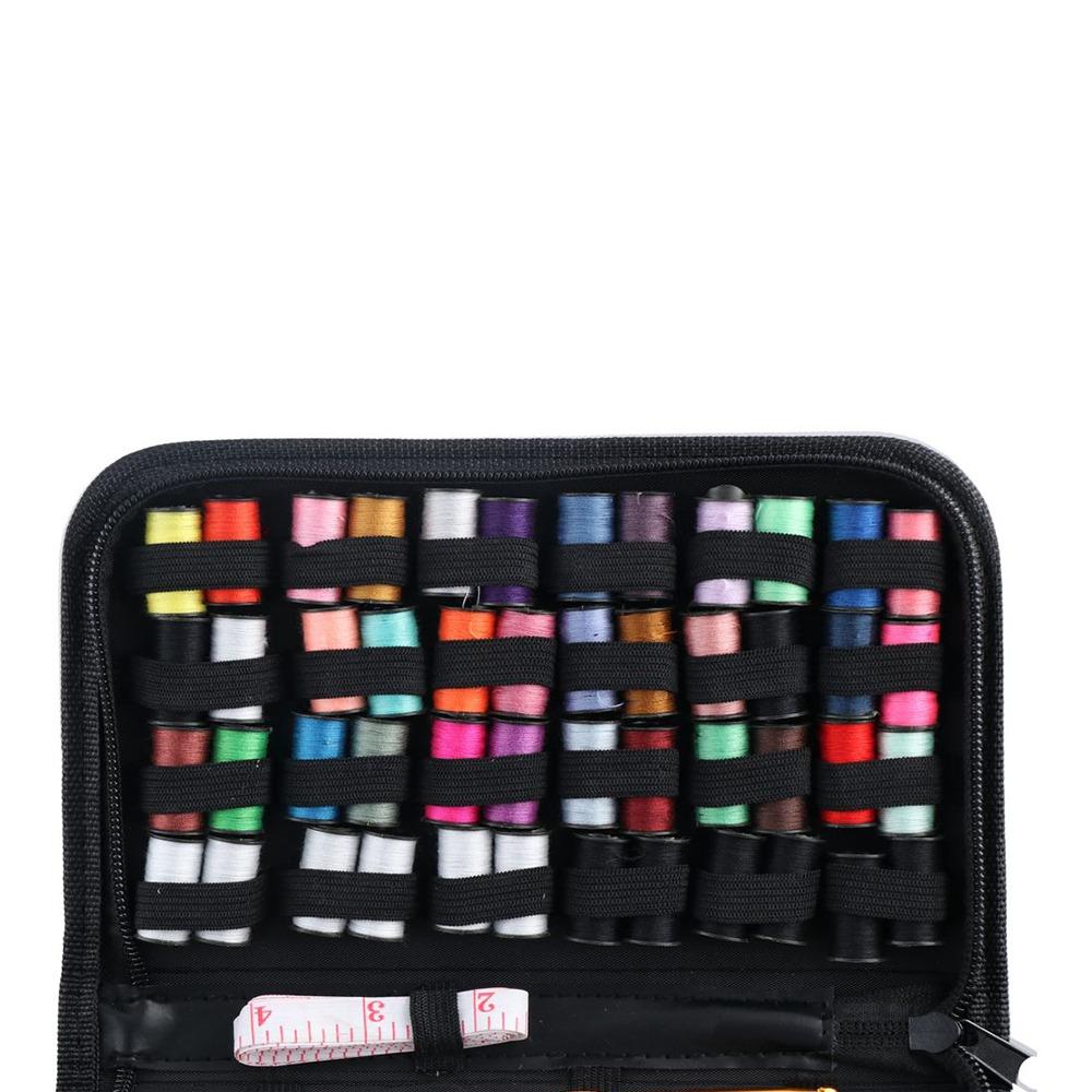 172pcs/set Portable Sewing Kit 30 Buttons Needles Thread Box Multi-function Sewing Box Set Travel
