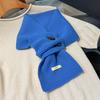 Wool Knitted Winter Scarf For Women Warm Cashmere Scarves Neckchief Solid Lady Shawl Wrap Female Pashmina Bufanda