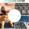 Homoyoyo Acrylic Computer Keyboard Cover, Universal Dustproof, Waterproof Cat-Proof Protector Mechanical Keyboard Dust Cover PC Protector for