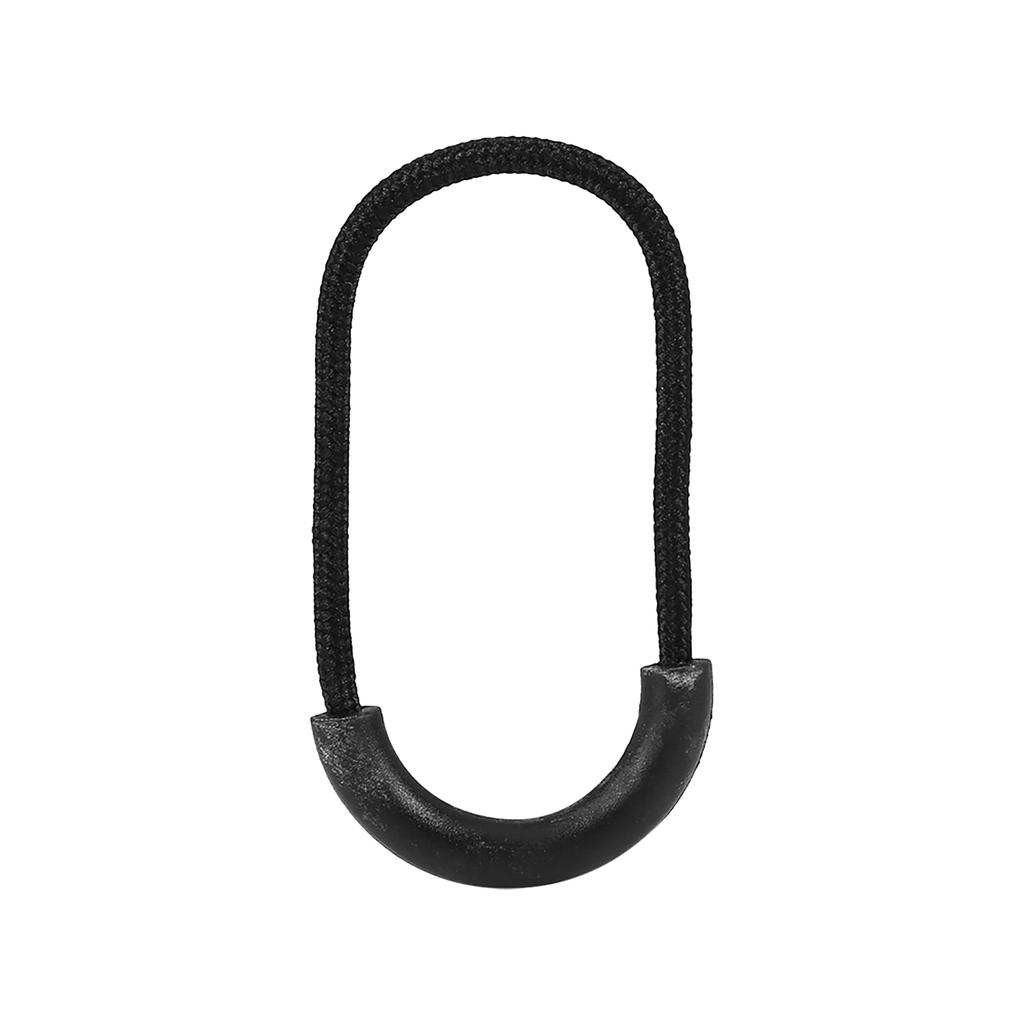 10 Stück Tasche EDC Schwarz Reißverschlussanhänger Kordel Seil Clip Schnalle Für Kleidung Tasche Zubehör