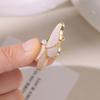 Gentle Fairy Like Mother Of Pearl Imitation Butterfly Brooch Exquisite Elegant Atmosphere Filled Exquisite Clothing Accessories