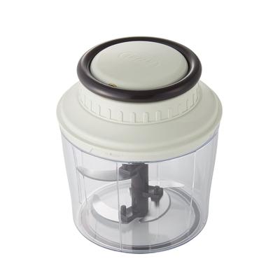 Handy Chopper L Maximum Capacity No Power Supply Required Manual Food Processor Chopping Chopper Food Cutter 2WAY Blender Stylish Cute Easy [Toffy]