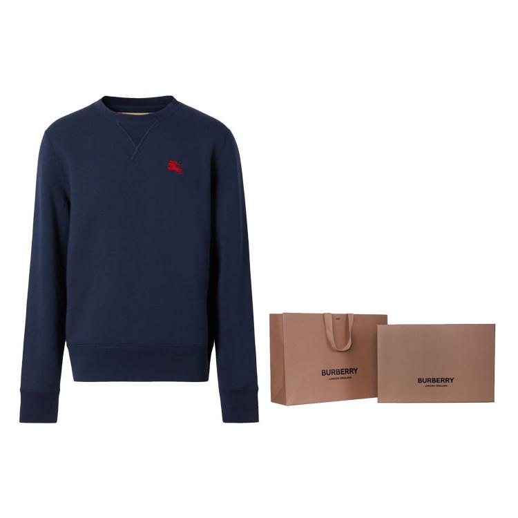 Burberry Logo-embroidered Cotton Sweatshirt 80362791