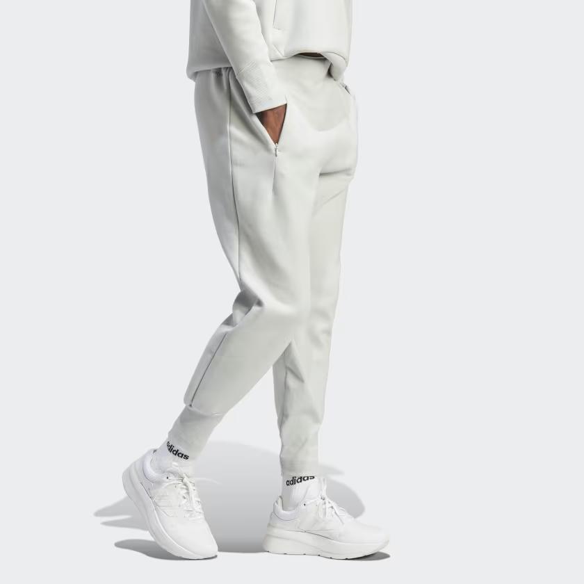 Adidas Z.N.E. Knit Joggers With Solid Color Logo Women Bottoms Light-Blue IN5141