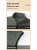 Men's Thickened Fleece Vest, Stand Collar, Double-Sided, Sleeveless Winter Warm Gilet