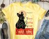 Scottie Scottish Terrier Gift Scottish Terrier Art Scottie Dog Shirt Scottie Mom Scottie Dad Scottish Terrier Lover Unisex Dog Print T-Shirt