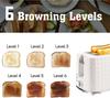 Toasters Wide Slot, Bread Toaster with Cancel, Bagel, Defrost Function, Bagel Toasters with Removable Tray & 6