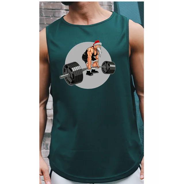 Pánske oblečenie Bodybuilding Gym Tričká pre mužov Basketbal Muž Košeľa bez rukávov Tričko Vesta Letné Oblečenie Topy Tričká