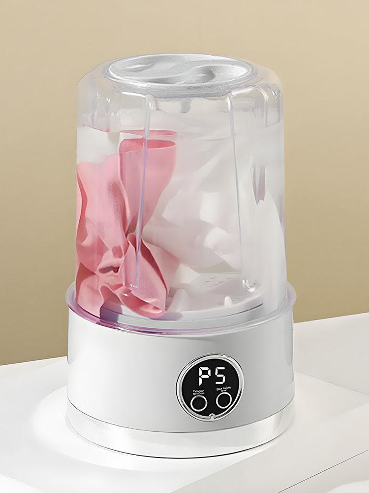 1L Portable Mini Washing Machine with 2 Modes Underwear Washing Machine for Apartment Dorm Hotel Travel & Camping