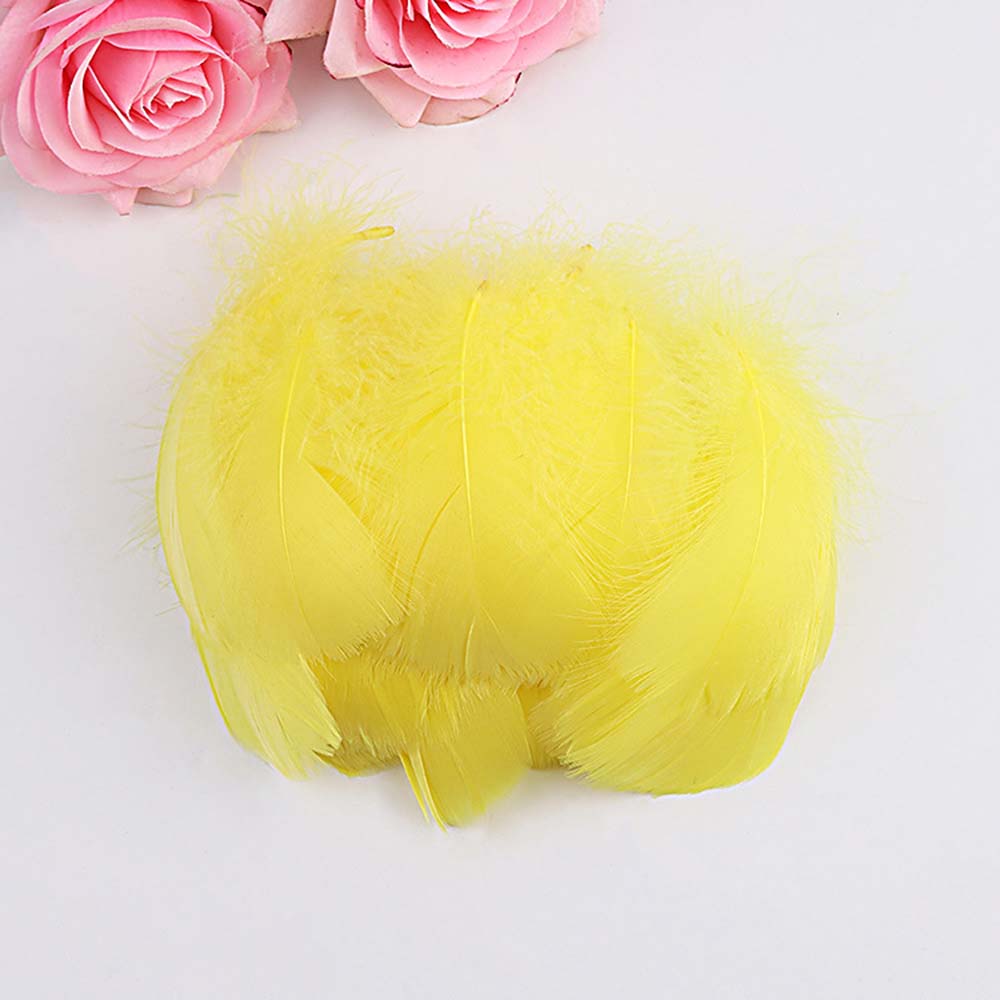 Goose Feather 6cm~11cm For Beautiful Decoration Handicraft Gift Box DIY 50/100/150pcs Colorful Goose Feathers