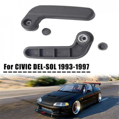 Pair Black Targa Top Roof Lock Handles For Honda Del-Sol 1993-97 85265-SR2-000ZA