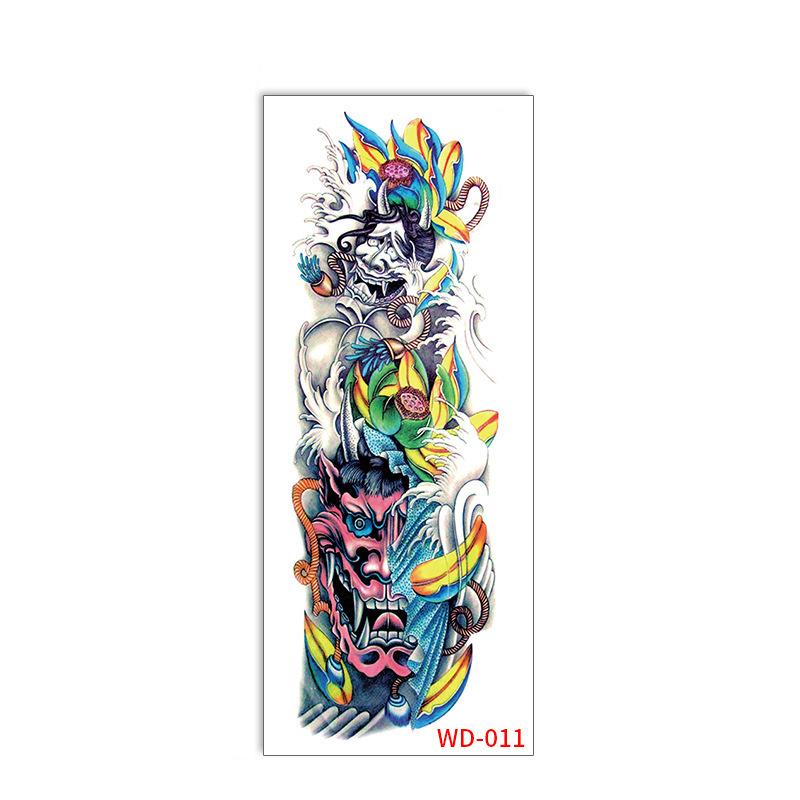 Adesivo Tatuaggio Braccio Intero Impermeabile Sudore Fiore Braccio Maschile e Femminile Braccio Tatuaggio Temporaneo Adesivo Tatuaggio
