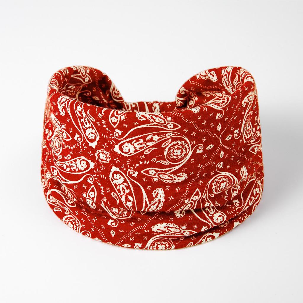 Paisley Knot Elastic Yoga Headband – European & American Style
