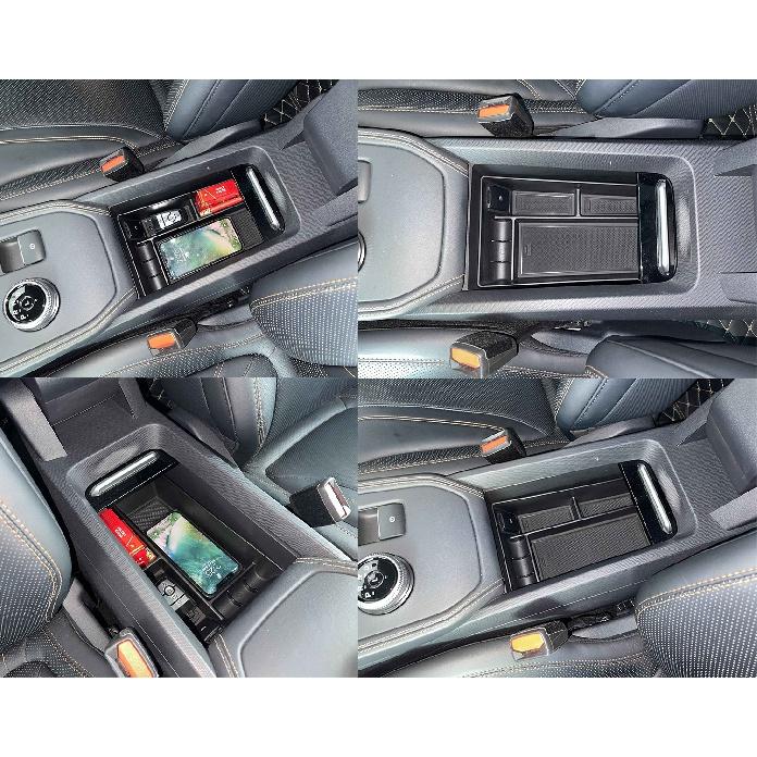 Car Armrest Storage Box for Ford Mustang Mach-E  2022 Central Control Organizer Container Stowing Tidying Interior