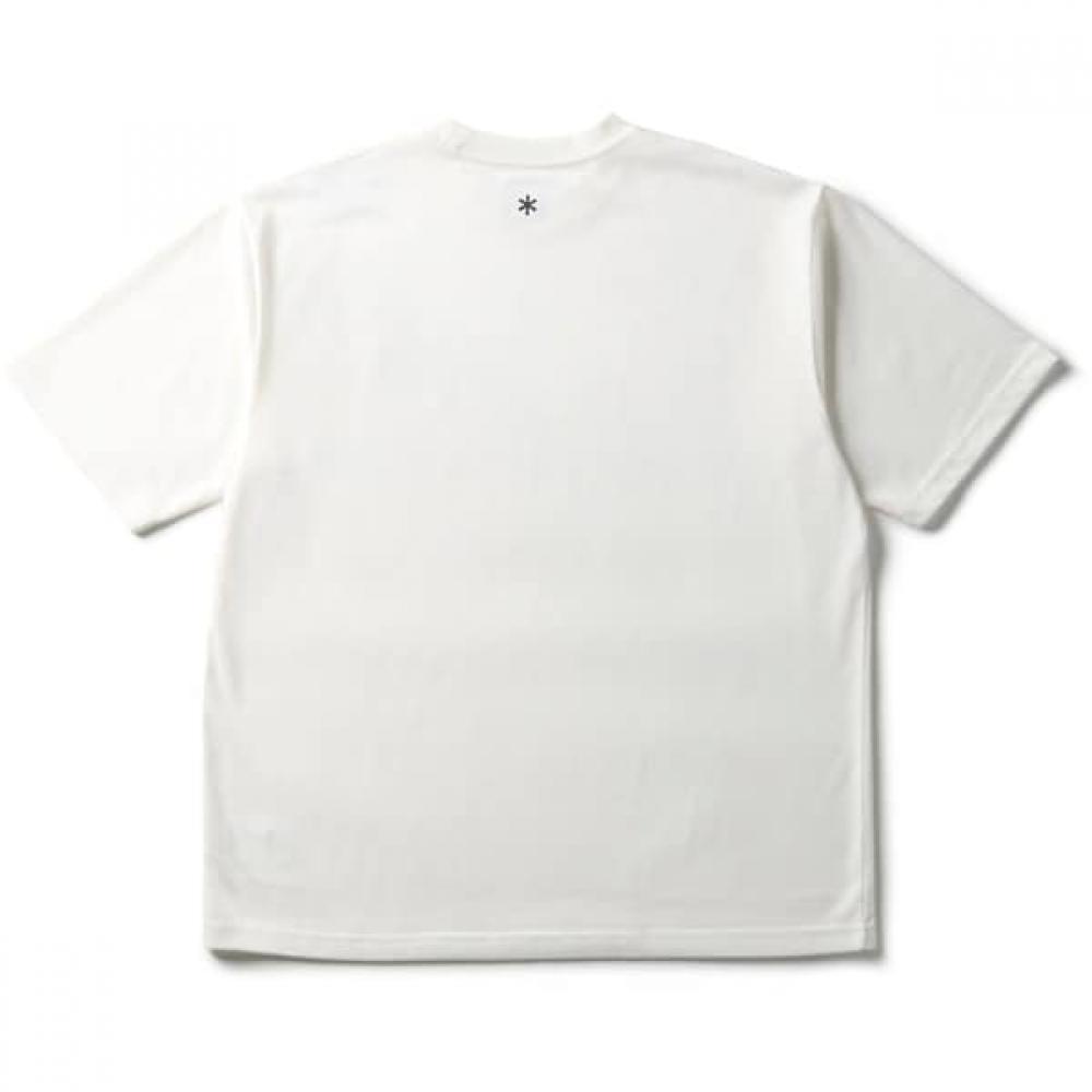 Snow Peak New STandard Logo T ShirT Men S cuT   Sewn Off whiTe L Size nSd TS 25au003