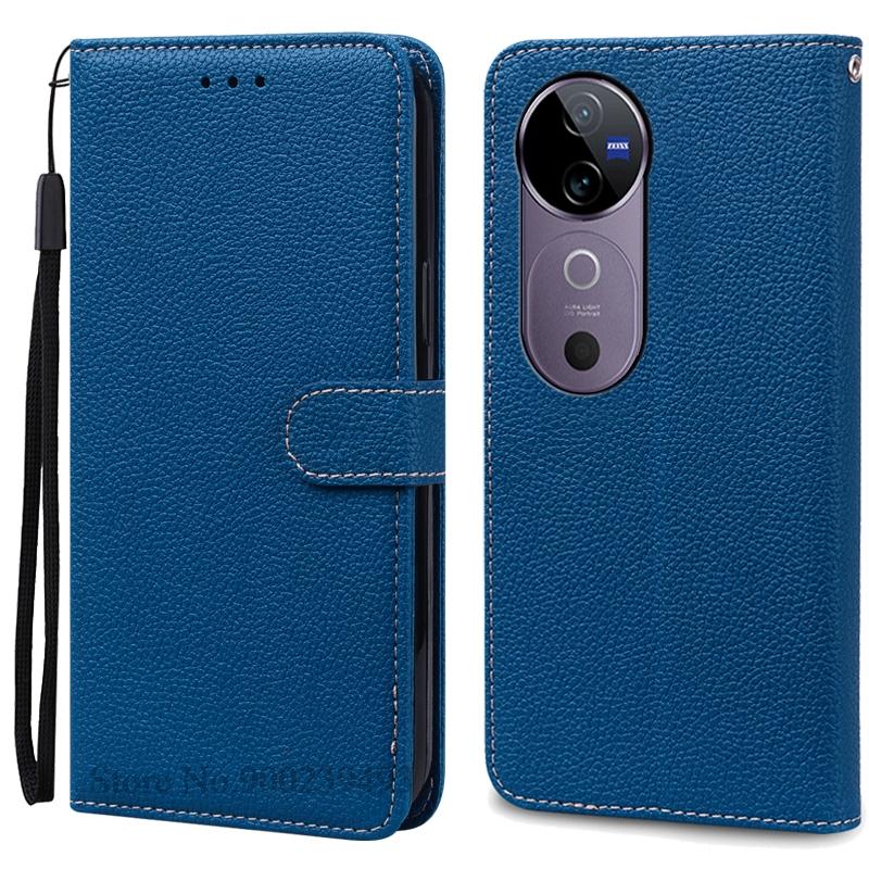 For Vivo V40 Case Wallet Leather Flip Cover For Vivo V40 5G Case Vivo V40 Pro Phone Cover Coque Fundas Book Shell