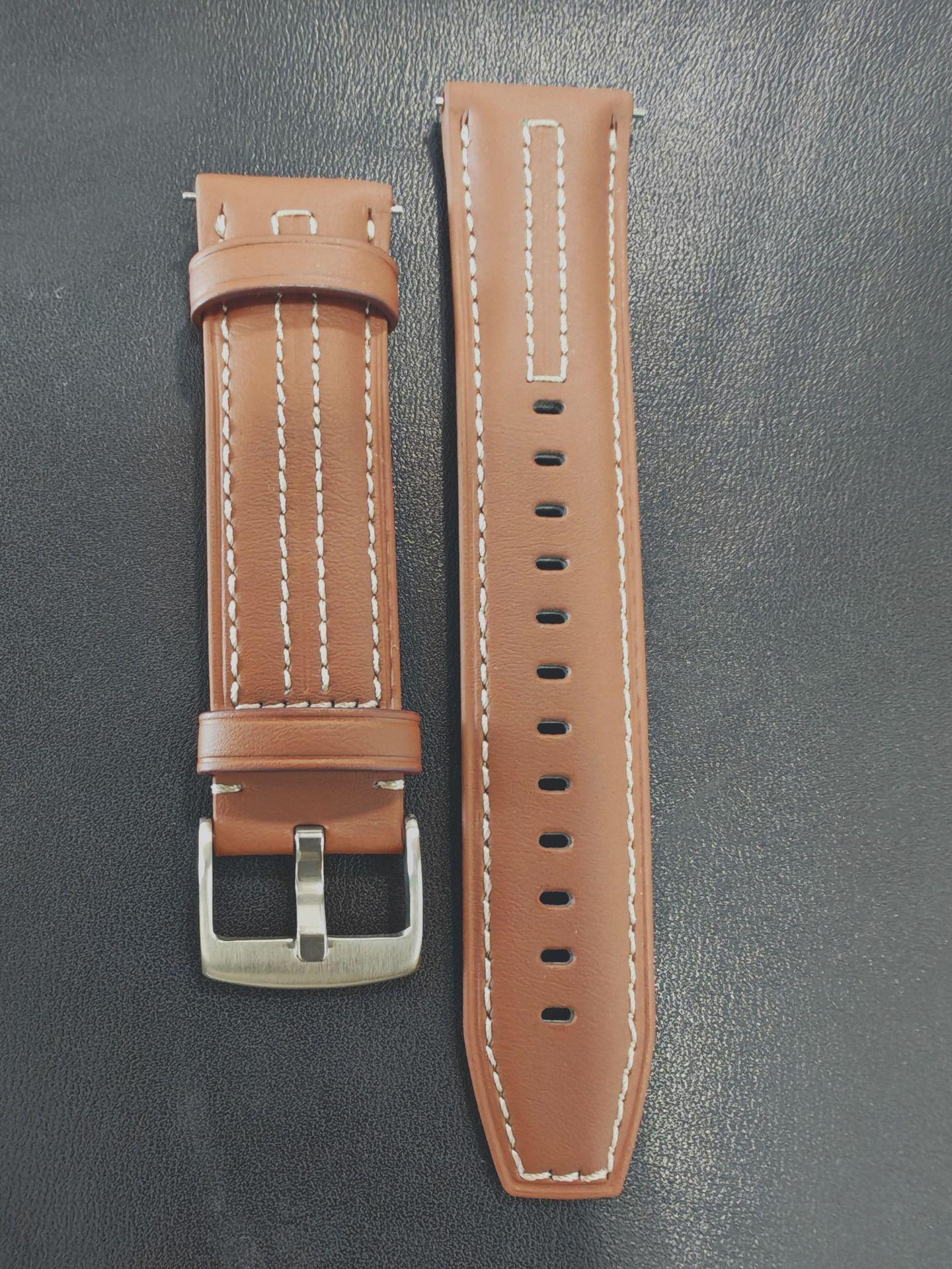 Official Style Genuine Leather Watch Strap for Huawei Smartwatch GT6/GT5/GT4 18MM