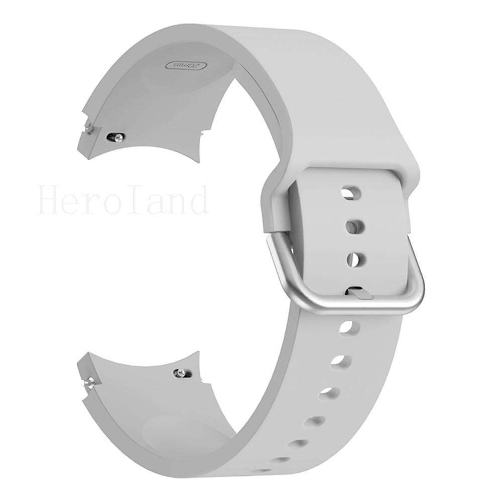 2in1 Strap For Samsung Galaxy Watch FE 6 5 4 40MM Smart Wristband 20mm WatchBand Silicone Bracelet belt Transparent Band&case
