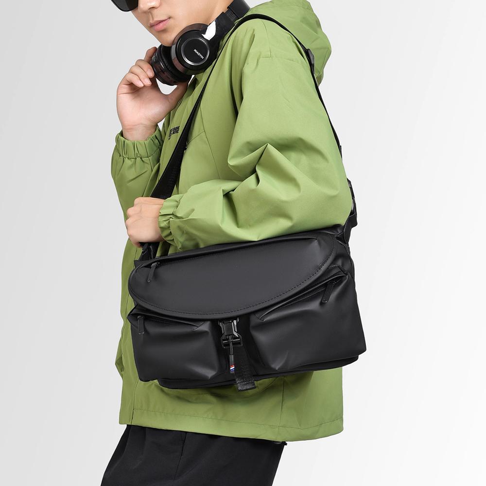 Men's Crossbody Bag Cargo Stylish Fashionable Single Shoulder Bags Multi-Pockets Large Capacity Commuting Travel Crossbody Bag