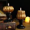 Vintage Pumpkin Candle Holder – Halloween Decor Prop For Scented Candles & Spooky Party