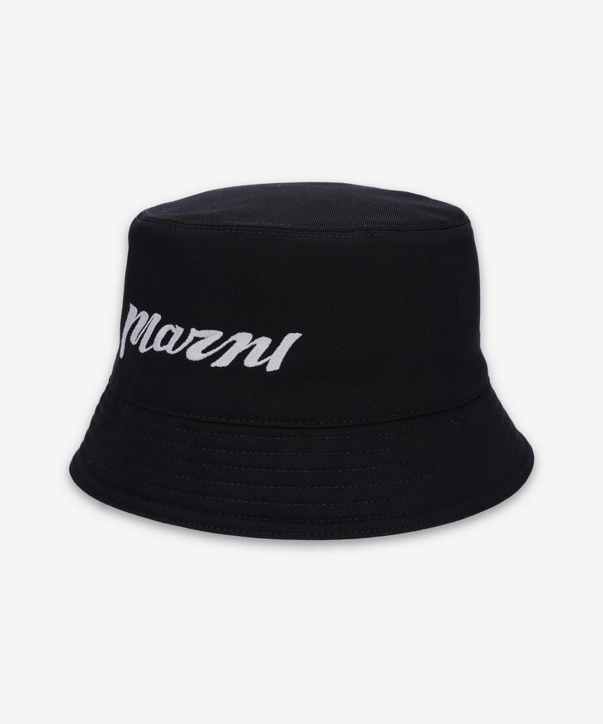 MARNI Logo Embroidered Bucket Hat - Black / Clzc0110S0Uac00500N99
