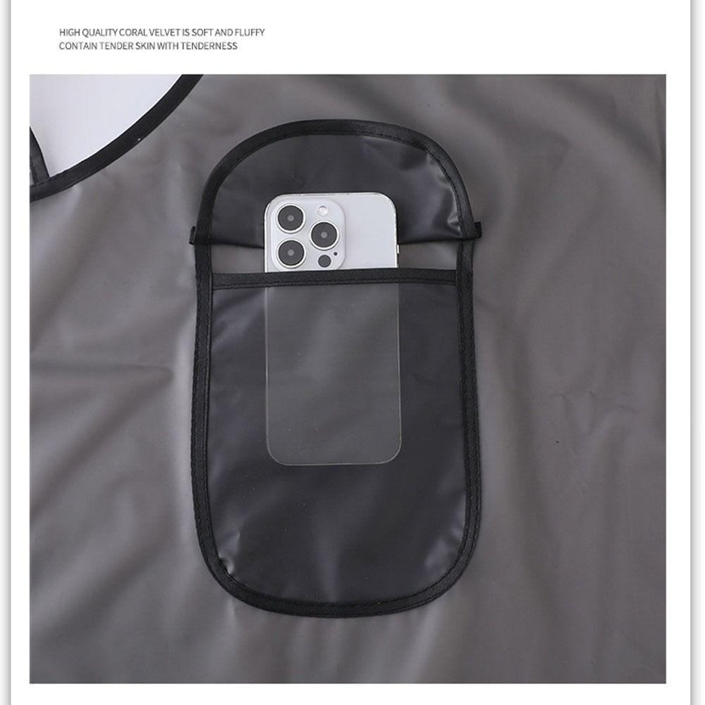 TPU Kitchen Apron Waterproof Cleaning Aprons for Aquatic Products Work Apron  Household