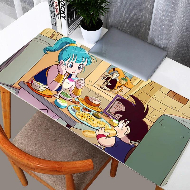 DBZ Dragon Ball Bulma Mouse Pad Anime Gaming Accessories Large Carpet Gamer PC Computer Keyboard Desk Mat Mausepad