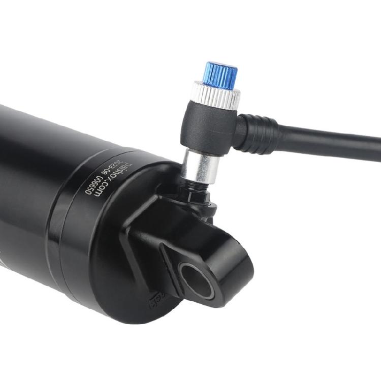 Aluminum Bike Suspension Pumps 400psi Accuracy Gauges Front Fork Inflator Rotating Hose For Valves