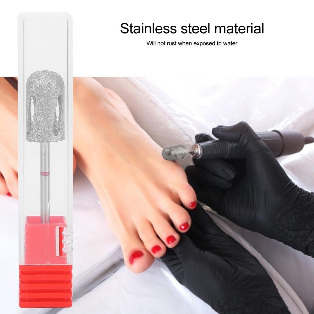 Stainless Steel Foot Callus Polishing Head  Electric Foot Drill Replacement Parts A1F