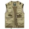 Men S Outdoor Work Vest Multi Pocket Thin For Fishing And Photography