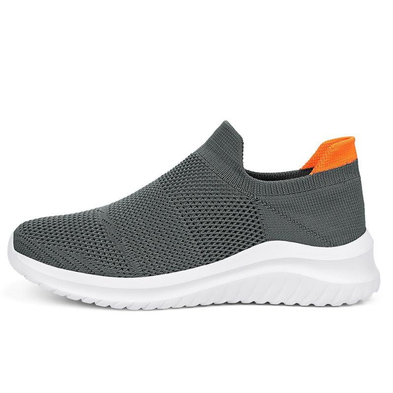 Women's Breathable Knit Slip On Casual Sneakers Lightweight Comfortable Walking Shoes
